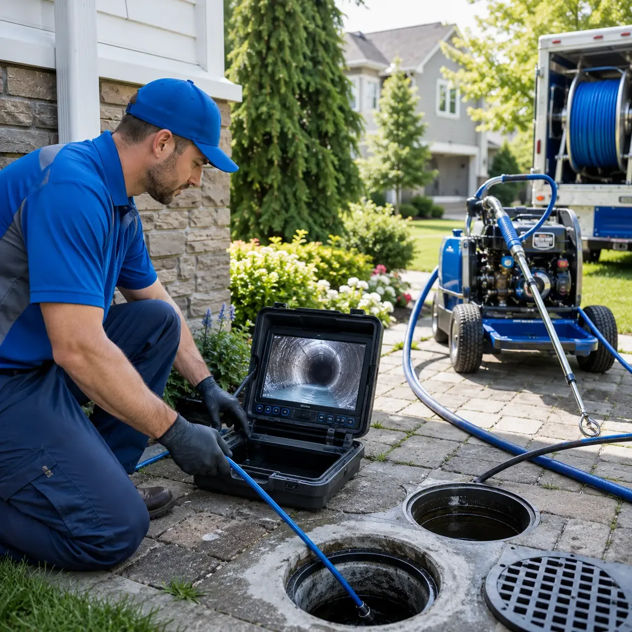Outdoor drain cleaning professionals serving Bedford, MA